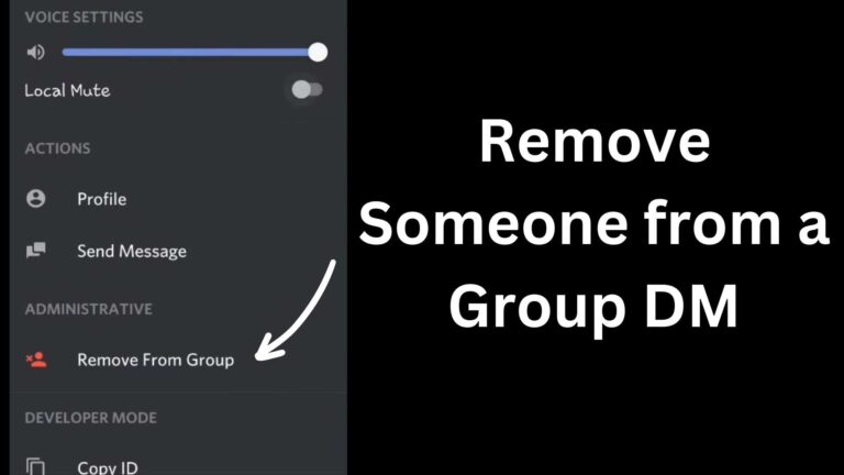 How to Add & Remove Someone from a Group DM?
